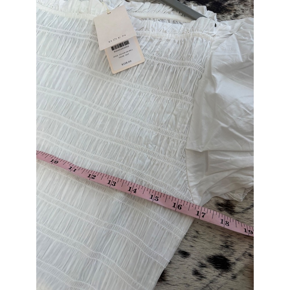 DOEN NEW Rizzo Dress In Salt‎ Size Large - Picture 7 of 10